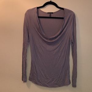 Long sleeve scoop tee